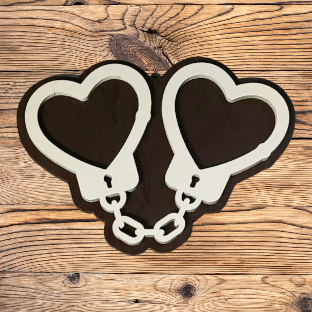 Naughty BDSM "Cuffs" Gingerbread Ornament