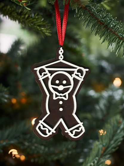 Naughty BDSM Male Gingerbread Ornament